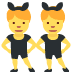 Men With Bunny Ears Partying