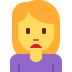 Woman Frowning