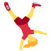 Woman Cartwheeling