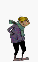 Vater macht Kniebeugen