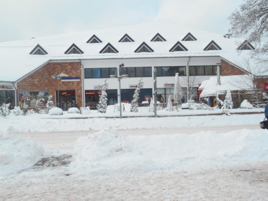 Weg zur Schneearena