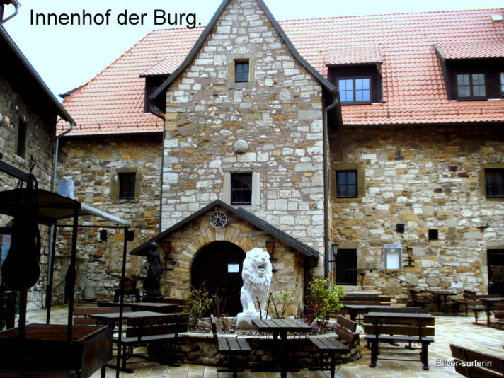 Innenhof der Burg.