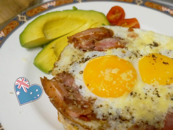 bacon and eggs