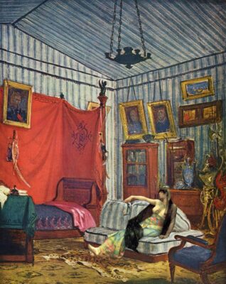 Delacroix, Schlafgemach Cabanel Kleopatra