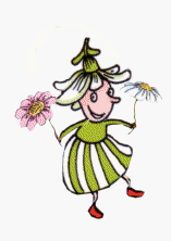 Blume schwenkt zwei Blumen2