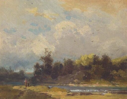 Flusslandschaft im Sommer - Carl Spitzweg