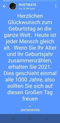 Geburtstagsrätsel