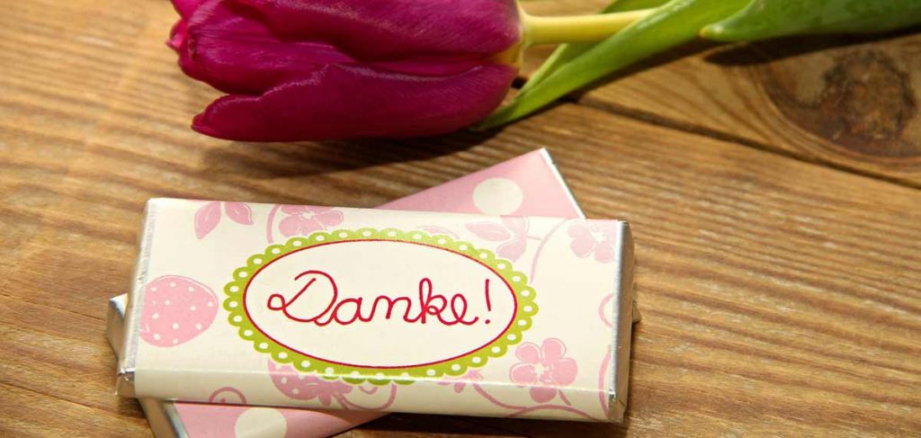 Dankeschön an das Pflegepersonal sagen