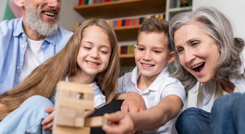 Spaß mit den Enkelkindern