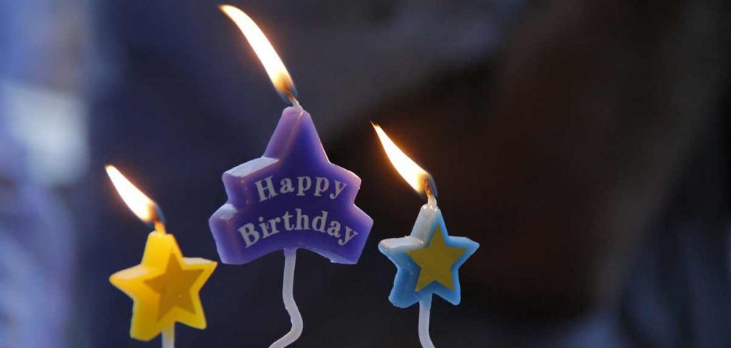 Geburtstagskerzen