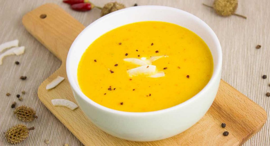 Kürbissuppe verbessert die Darmtätigkeit