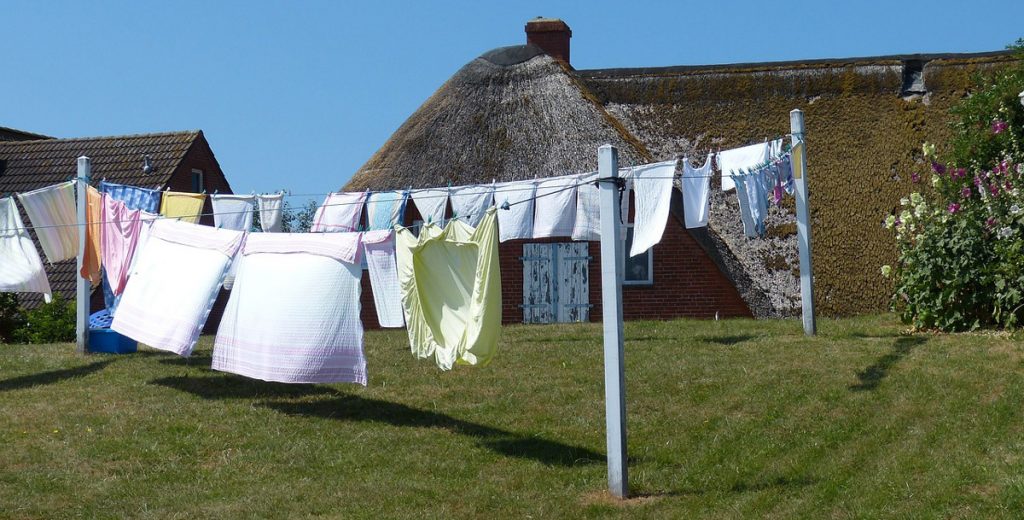 Haus auf der Hallig Hooge 