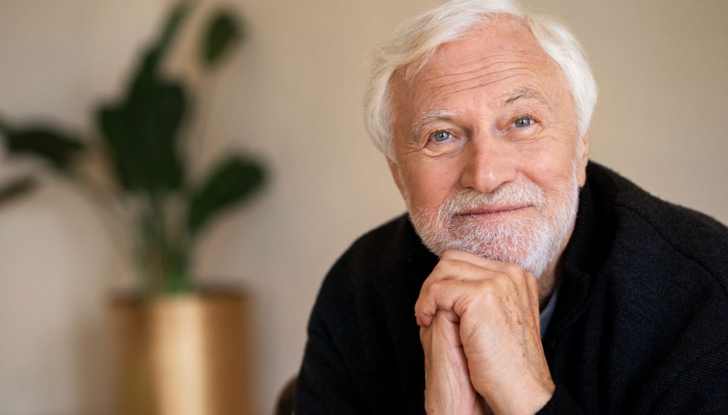 Mann mit hohem Selbstwert