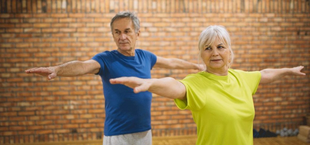 Senioren treiben Sport