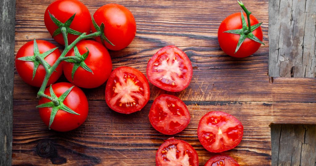 Sommerlicher Tomatensalat
