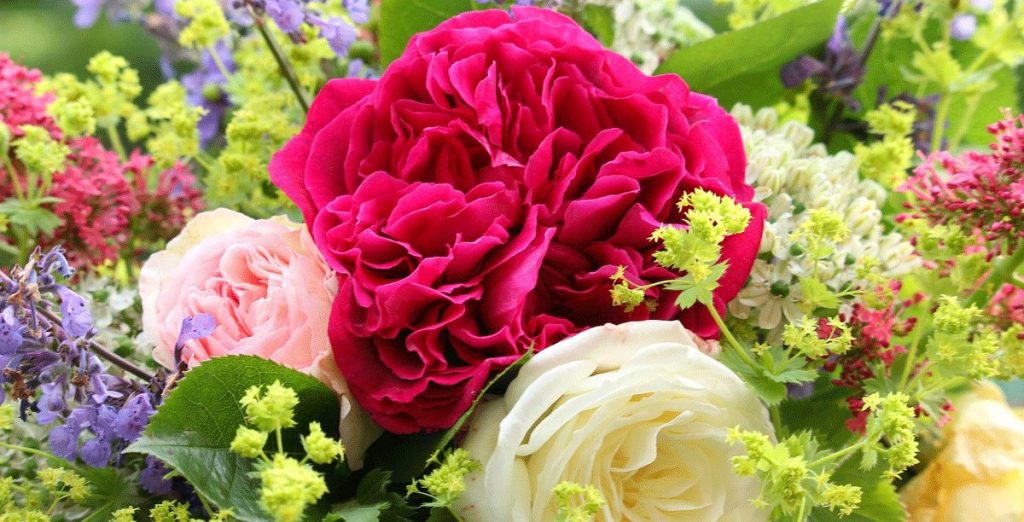 Blumen zum Einritt in den Ruhestand